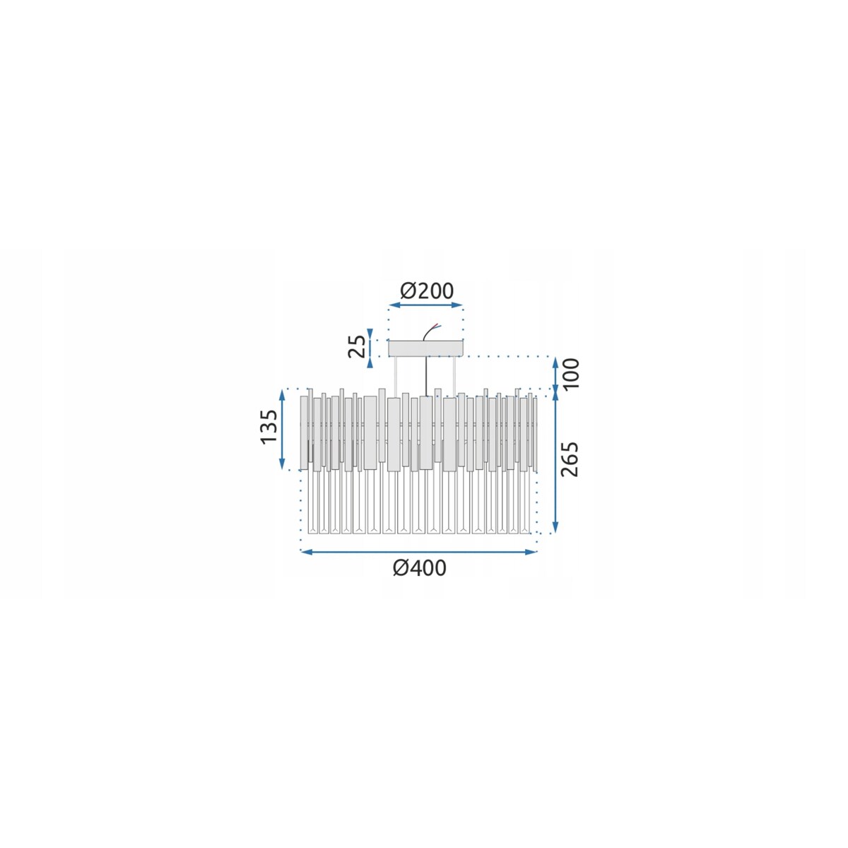 Lampa Kryształowa Sufitowa Plafon Złoty Kryształ