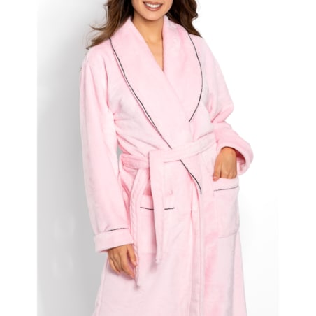 Szlafrok Eloise Long Pink, L