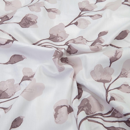 Pościel satynowa 220x200 Puha-2 w różowe kwiaty Luxury