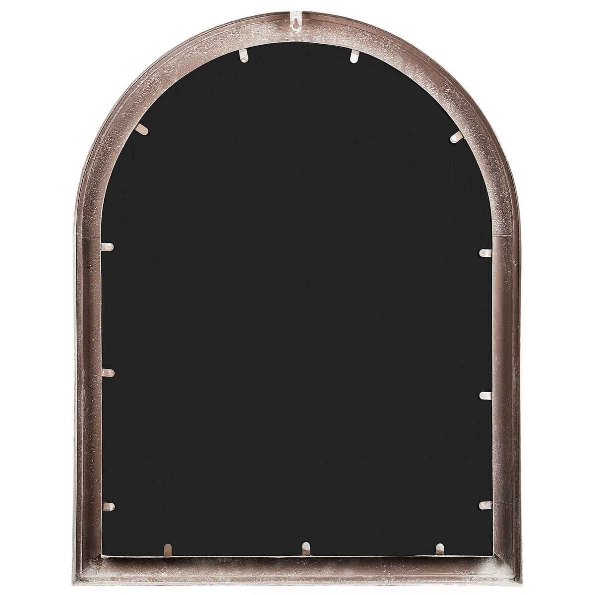Lustro ścienne EMBRY 69 cm 88 cm Metal Beżowy