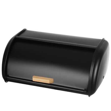 Chlebak metalowy pojemnik na chleb pieczywo bułki 35x24x14.5cm czarny BRUNBESTE