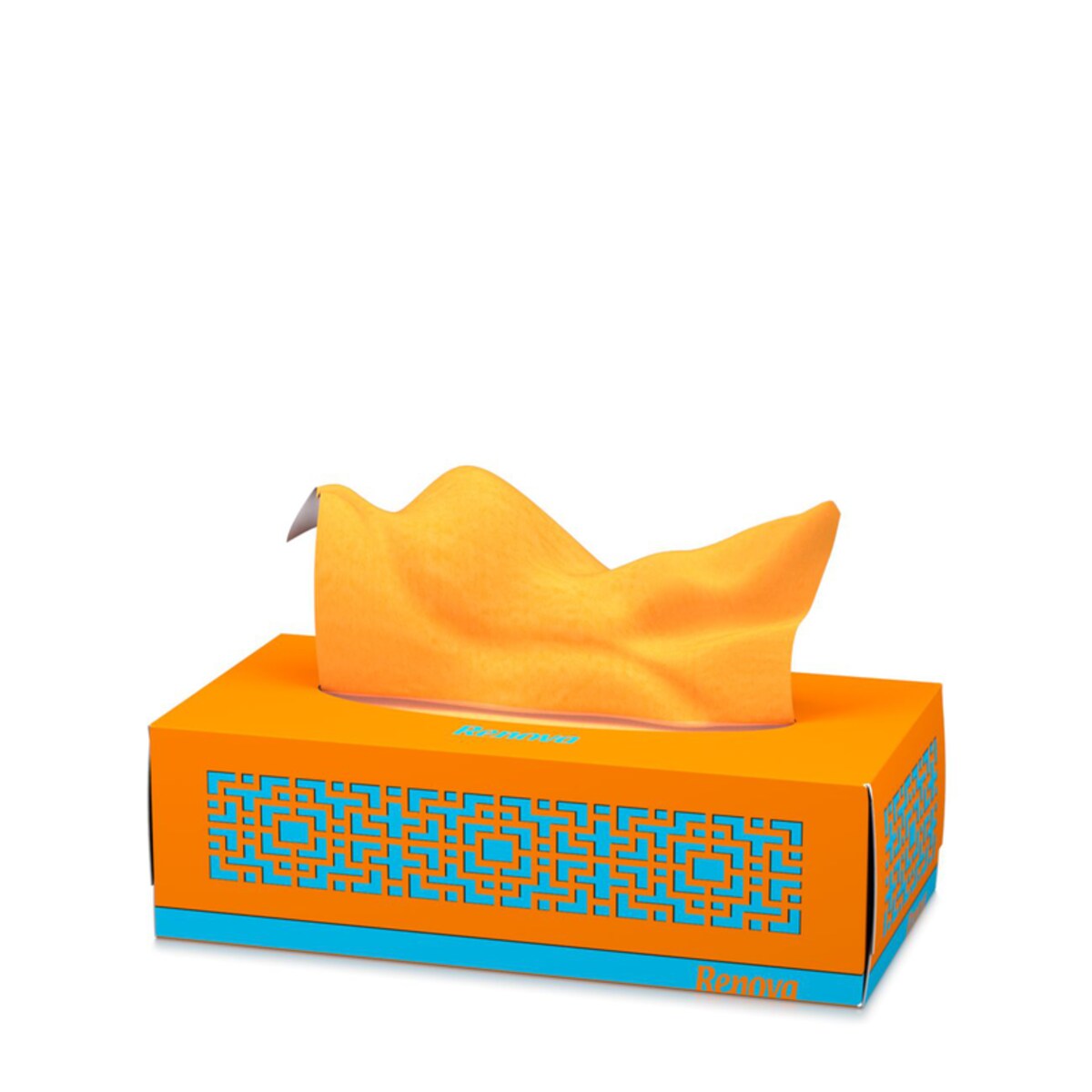 Wyciągane chusteczki higieniczne Renova pomarańczowe 80szt