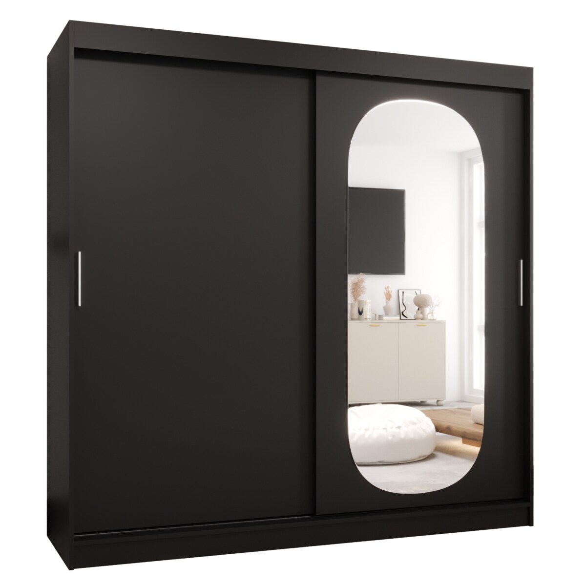 Szafa przesuwna ROYAL 200 czarny