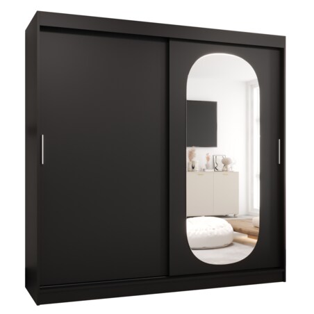 Szafa przesuwna ROYAL 200 czarny