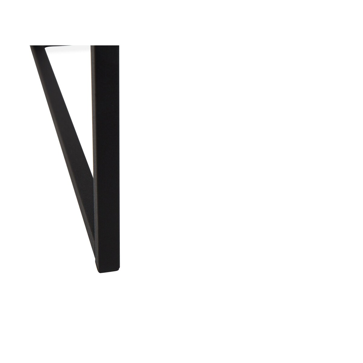 Zestaw 2 stolików ciemne drewno DENNY