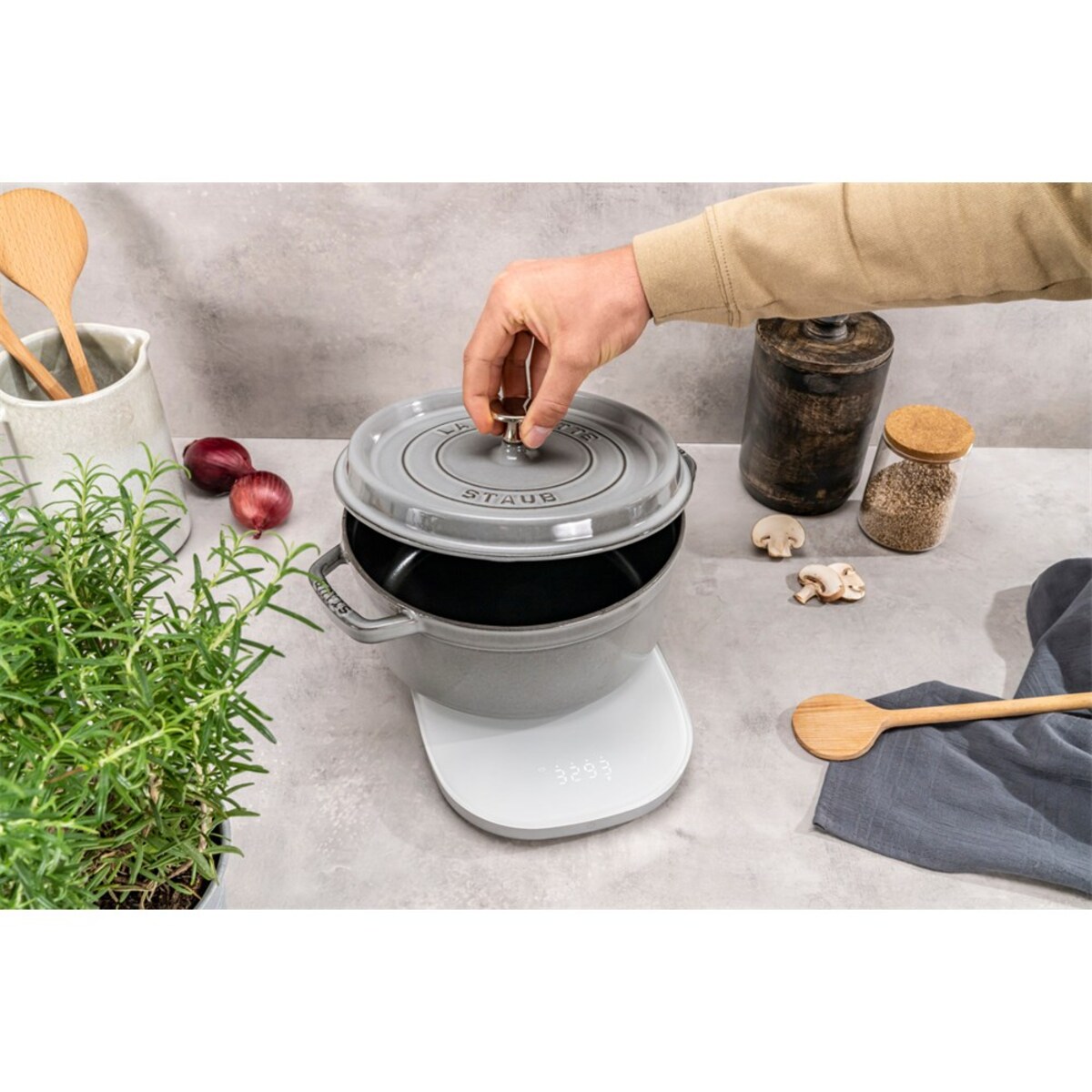 Waga cyfrowa z funkcją ładowania Zwilling Enfinigy - Biały