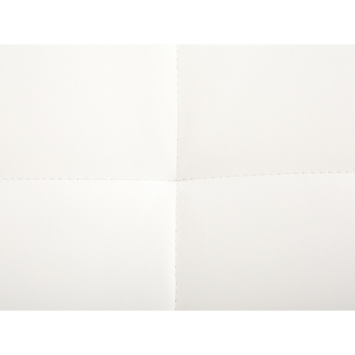 Narożnik rozkładany 6-osobowy ekoskóra biały ABERDEEN