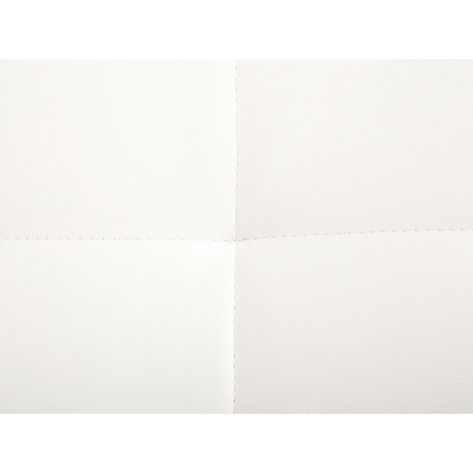 Narożnik rozkładany 6-osobowy ekoskóra biały ABERDEEN