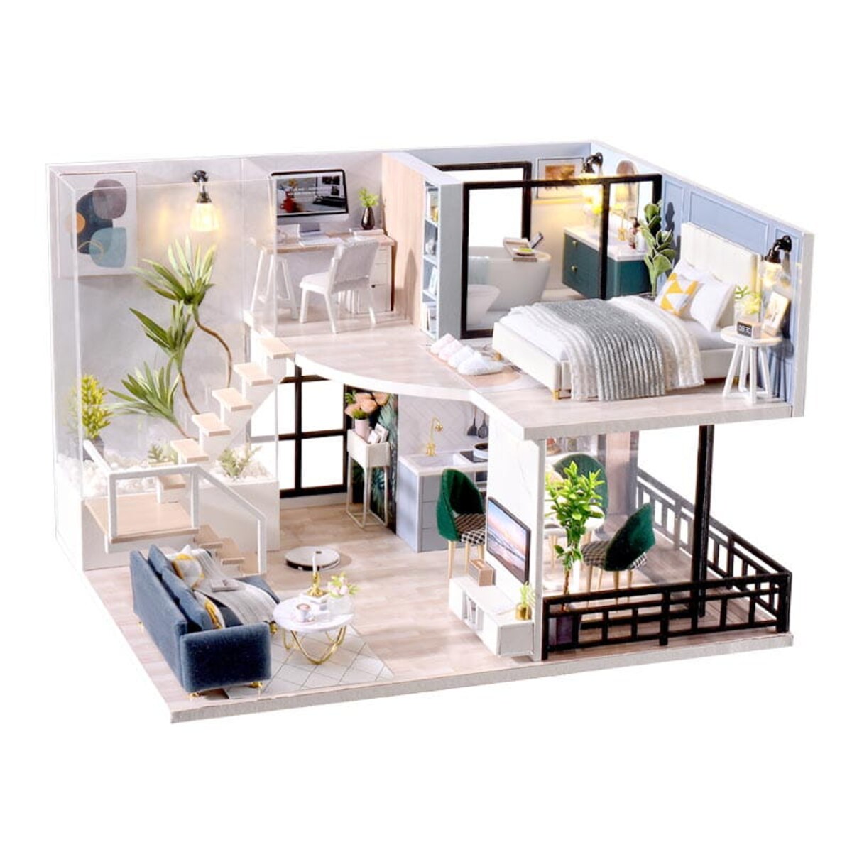 Miniaturowy domek - Pobudka o ósmej