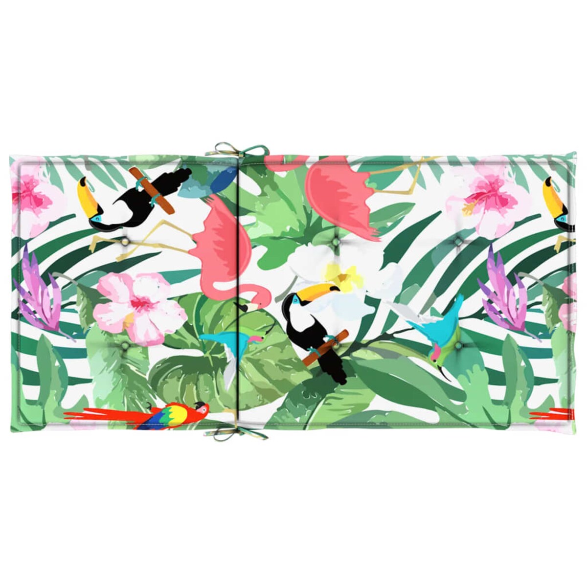 vidaXL Poduszki na krzesła z niskim oparciem, 4 szt., wielokolorowe