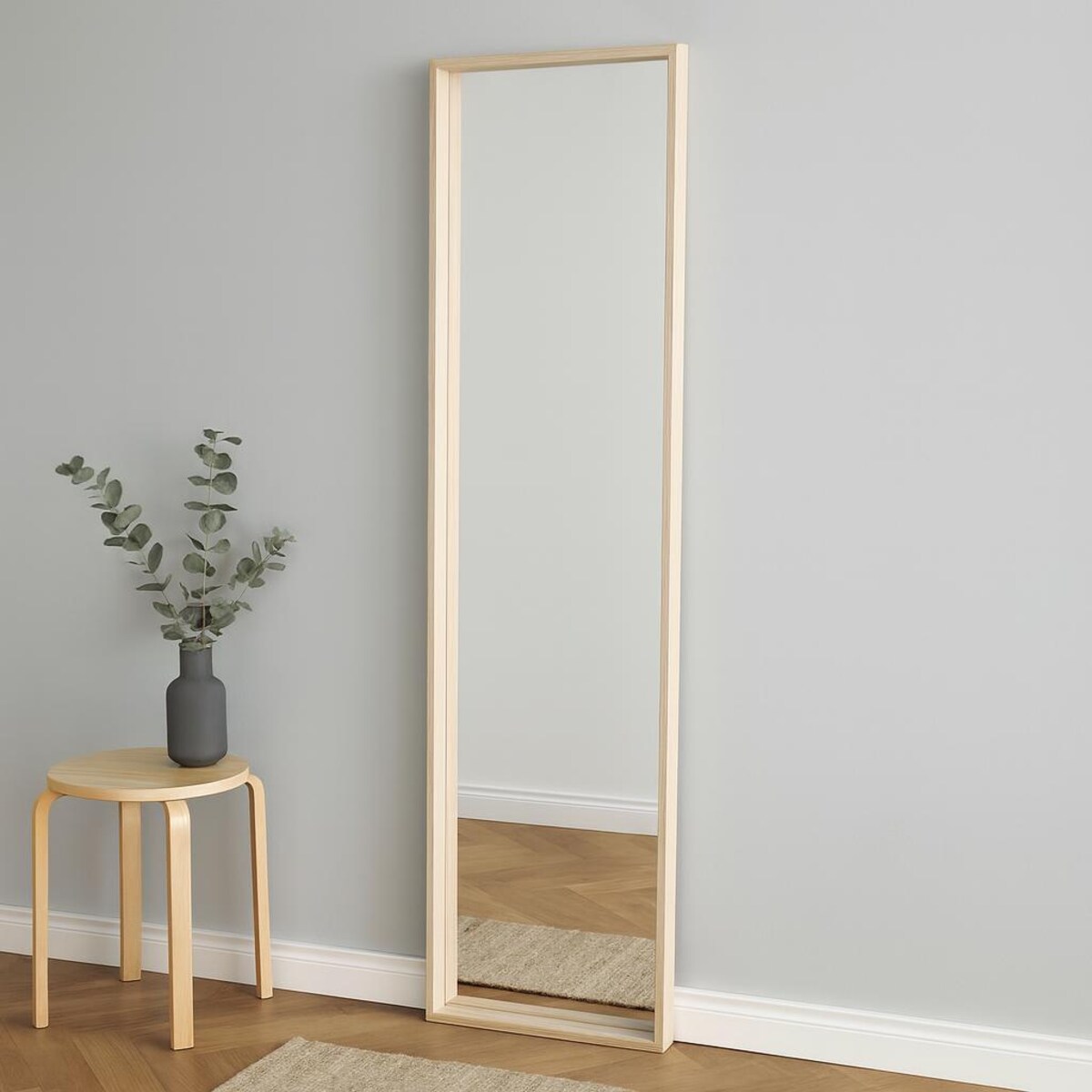 Lustro ścienne w ramie MDF, 150 cm