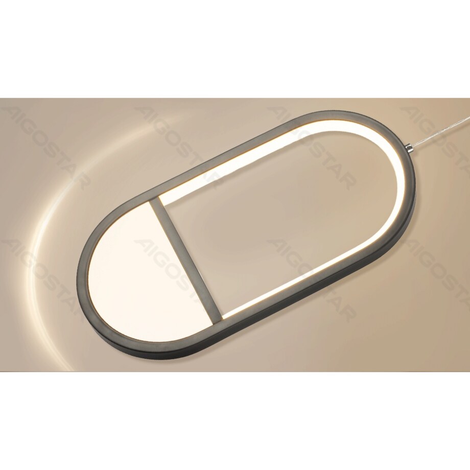 aluminiowa lampa wisząca 13.5w 2700k 120cm