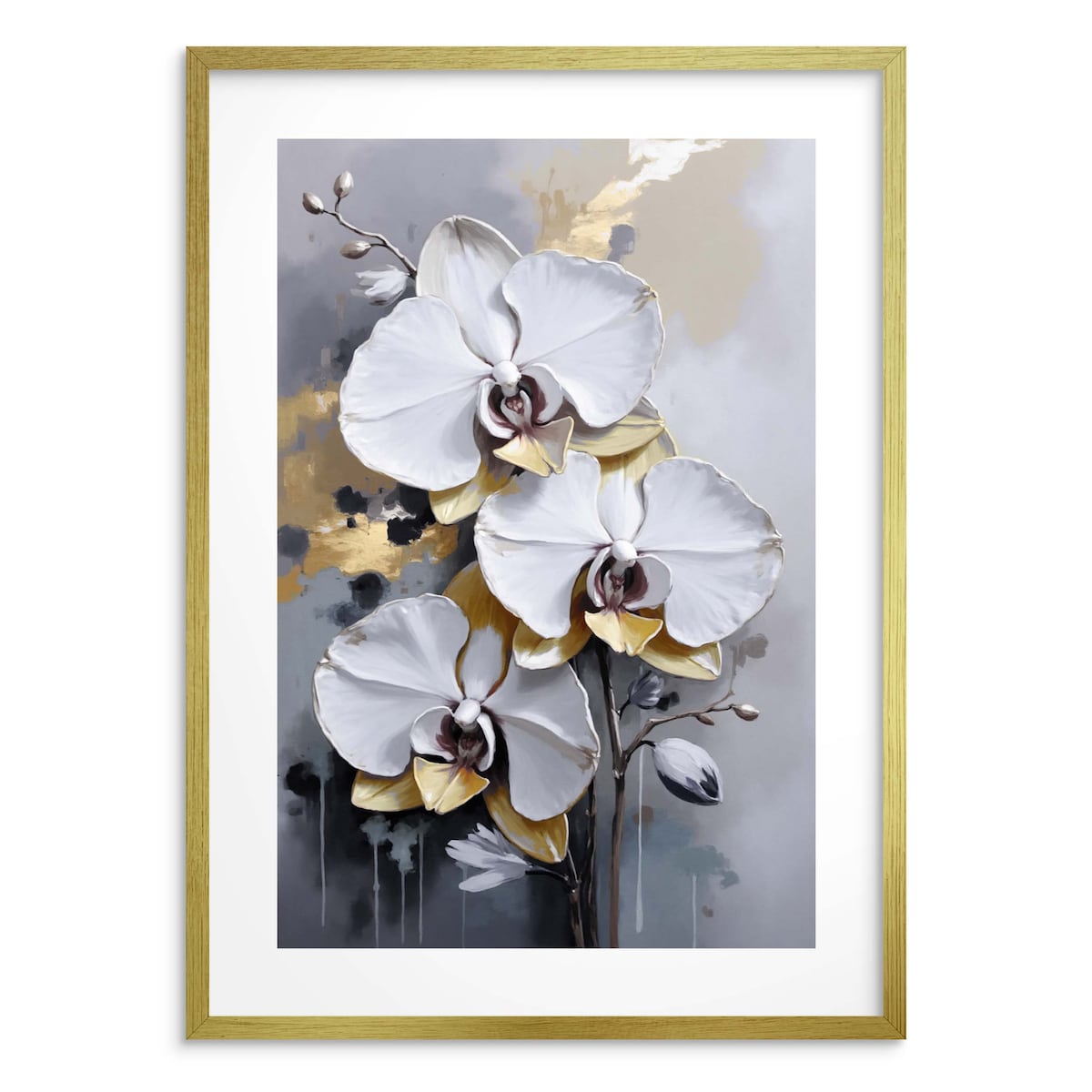 Plakat na ścianę Dekoracja ścienna Glamour Kwiaty do sypialni salonu