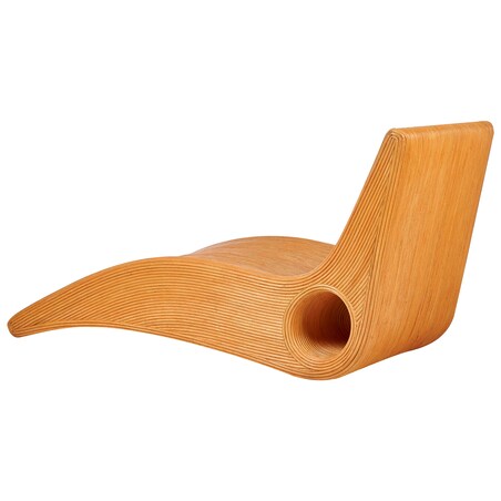 Leżak ogrodowy AIROLE Rattan Brązowy