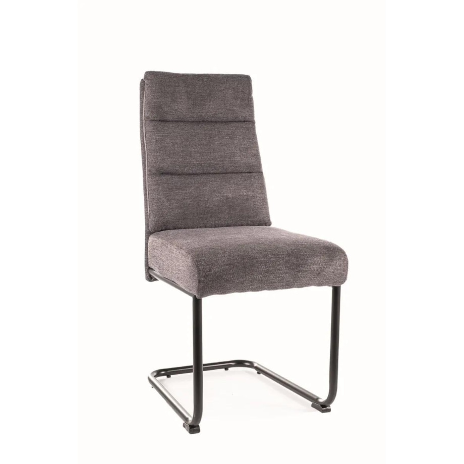 Krzesło tapicerowane BERRY BREGO ciemnoszare