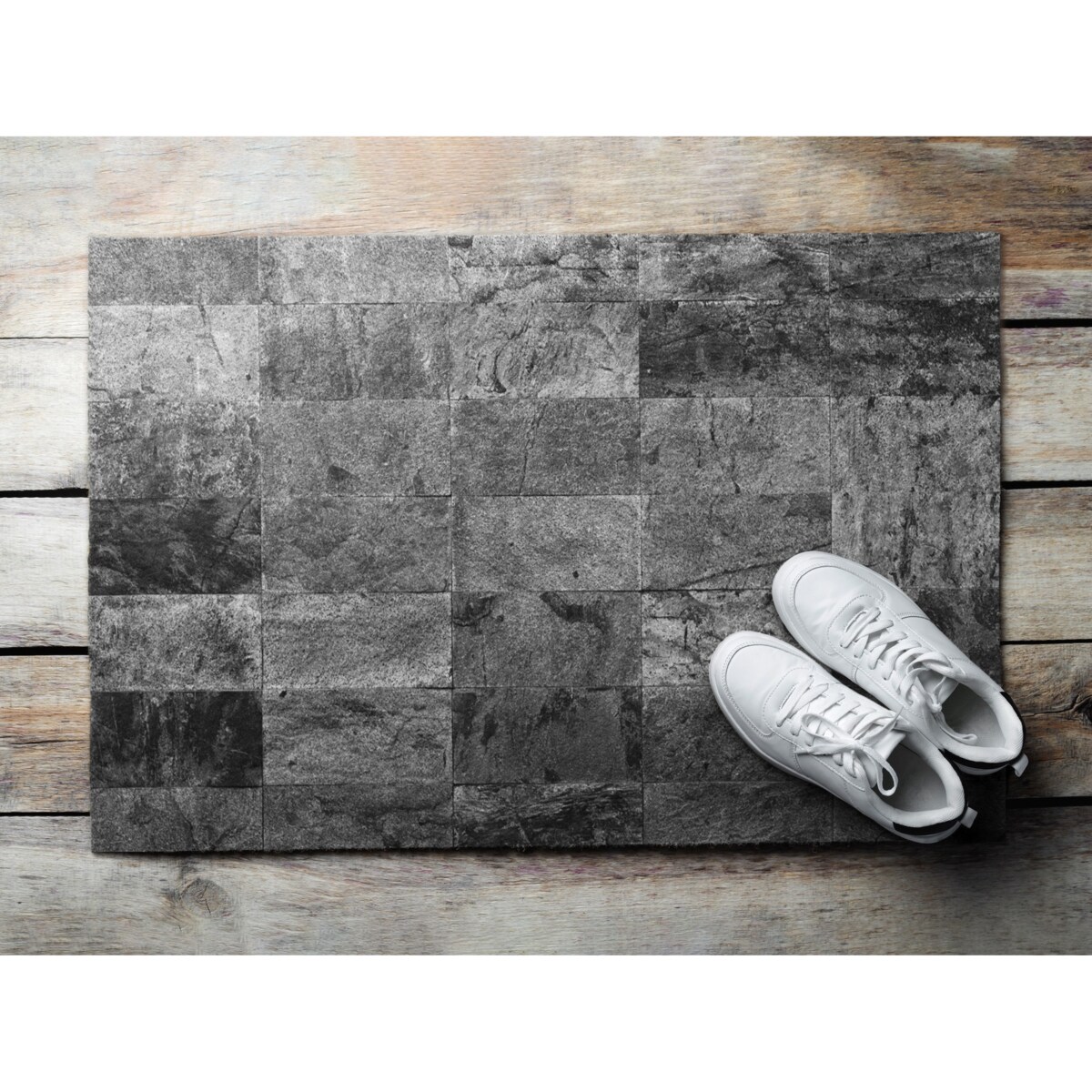 Wycieraczka zewnętrzna Marmurowe płytki 90x60cm