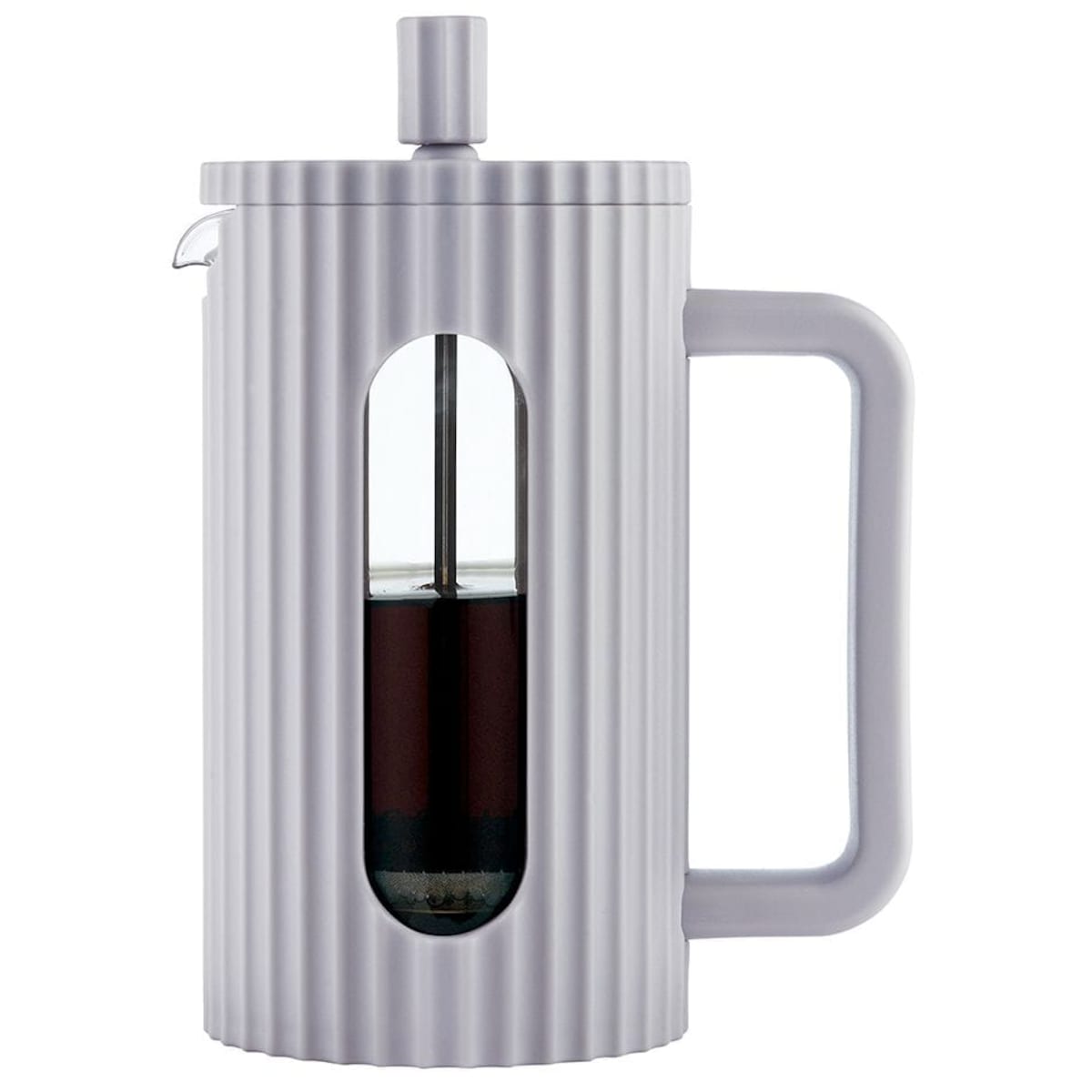 Zaparzacz do herbaty kawy szklany French Press 600 ml szary KLAUSBERG