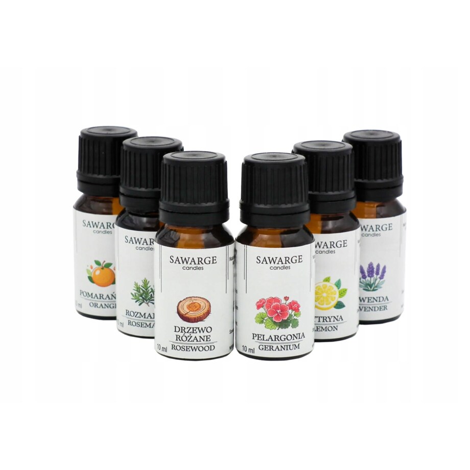 Zestaw 6 szt olejków do armaterapii