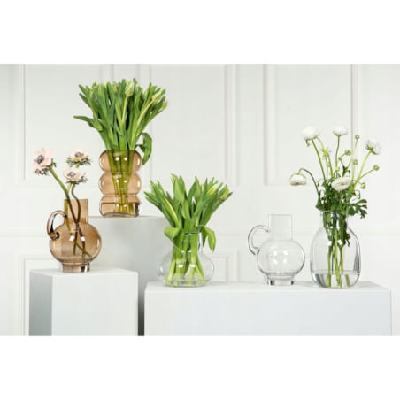 WAZON EMBELIA dzbanek brązowy wys. 21cm