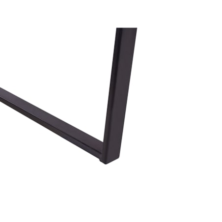 Stół do jadalni akacjowy 200 x 100 cm jasne drewno z czarnym JAIPUR