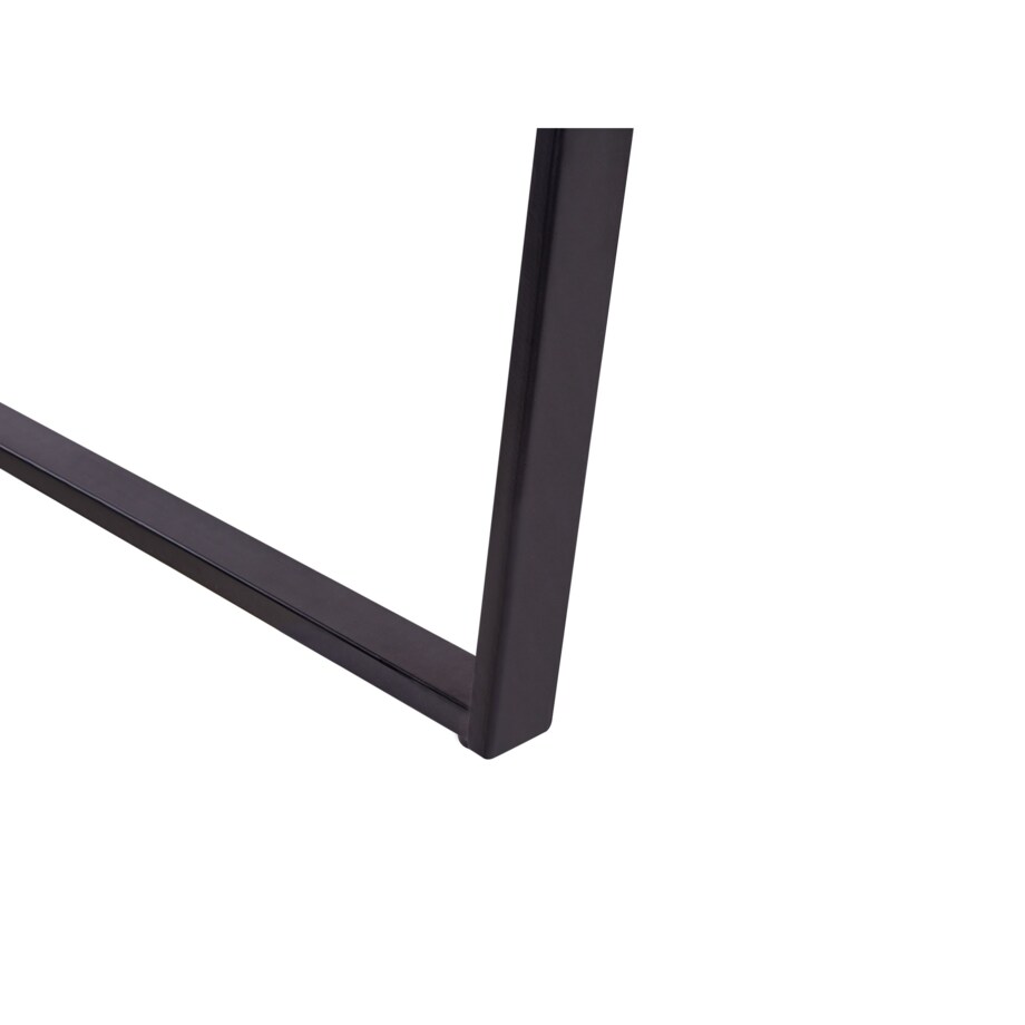 Stół do jadalni akacjowy 200 x 100 cm jasne drewno z czarnym JAIPUR