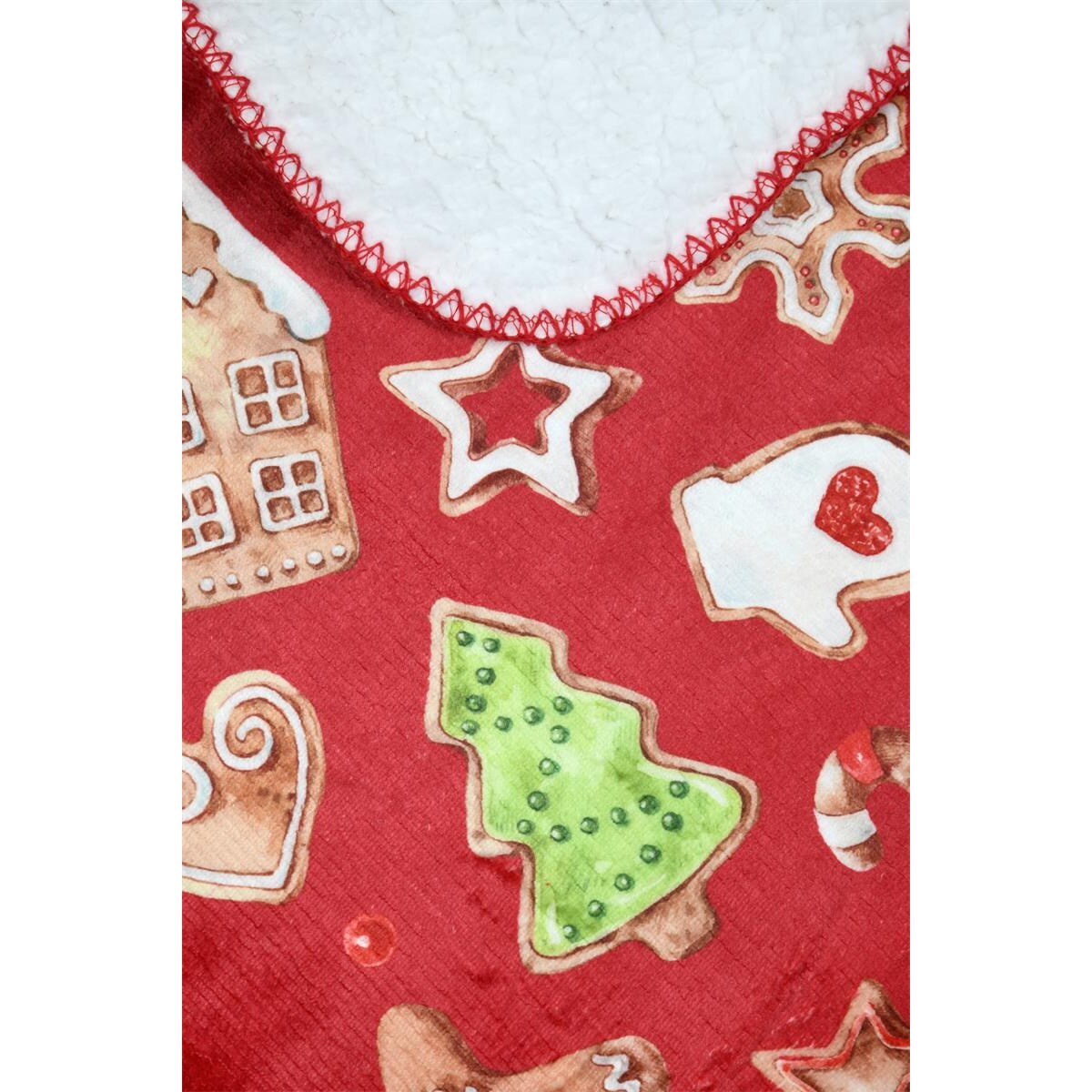 Koc świąteczny z barankiem NOEL, 130 x 160 cm