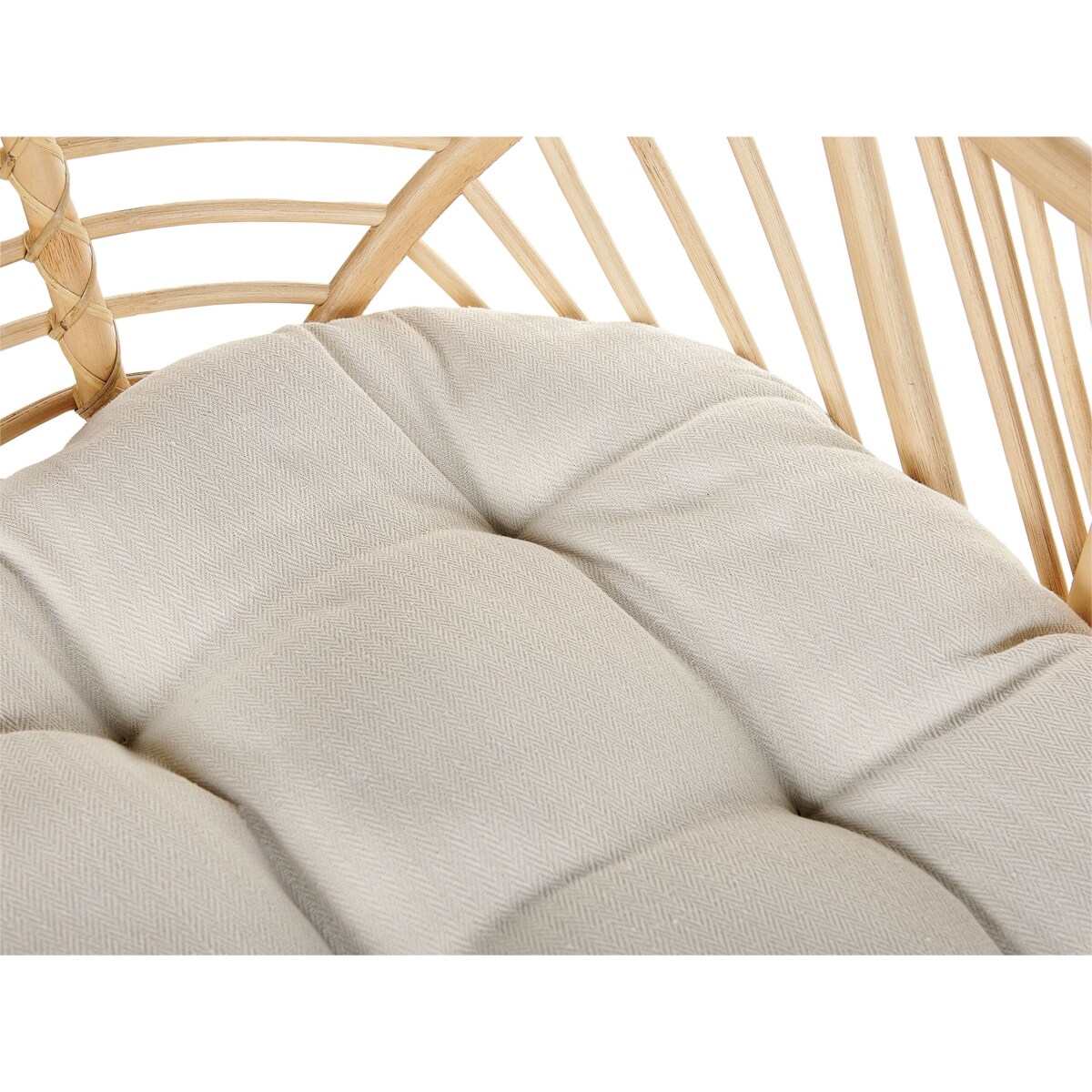 Łóżeczko dziecięce rattanowe jasne GRUISSAN