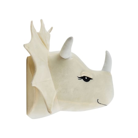 Pluszowa dekoracja ścienna dinozaur beżowa REXX