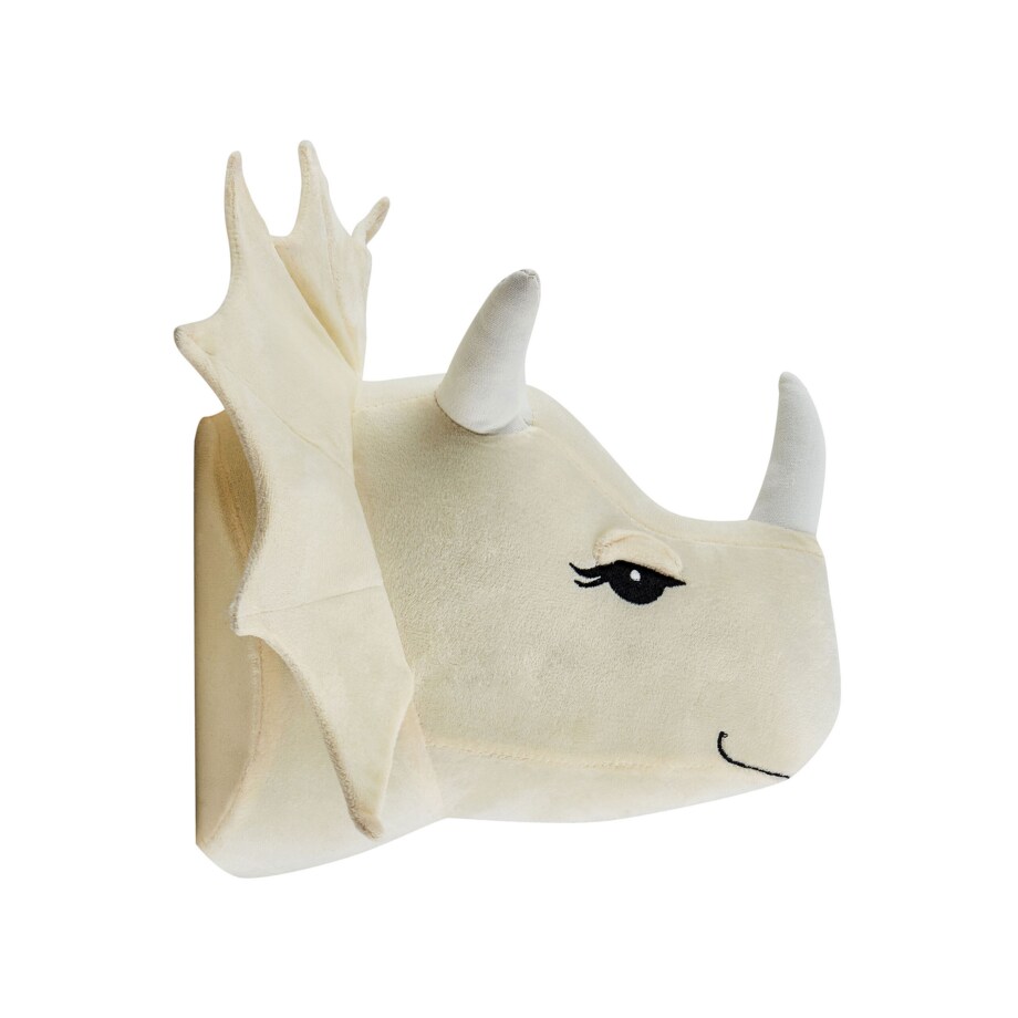 Pluszowa dekoracja ścienna dinozaur beżowa REXX