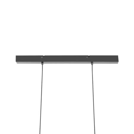 Lampa wisząca drewno mango czarna AYENSU