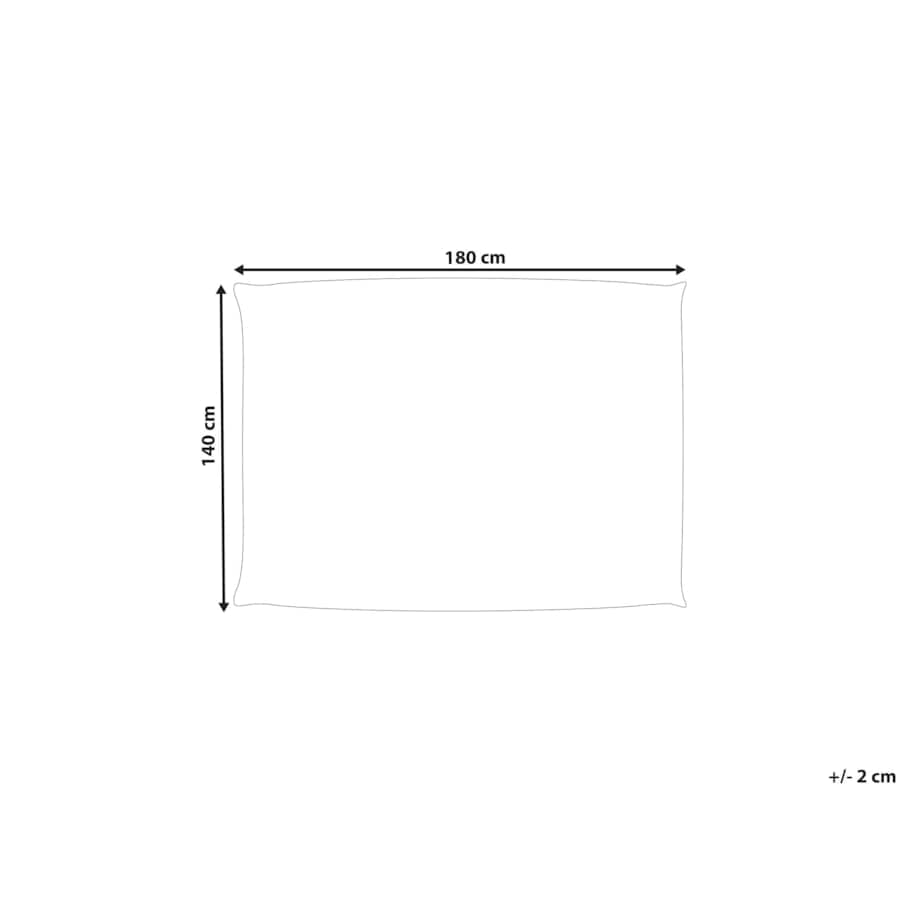 Pokrowiec na fotel worek FUZZY 180 cm 140 cm Błękitny