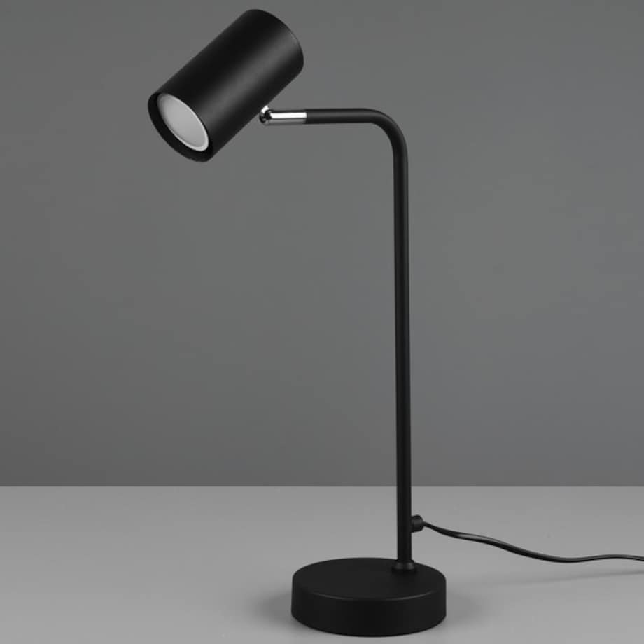 Stołowa LAMPKA stojąca MARLEY 512400132 Trio metalowa LAMPA regulowana tuba biurkowa loft czarna