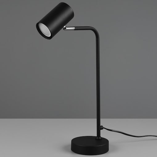 Stołowa LAMPKA stojąca MARLEY 512400132 Trio metalowa LAMPA regulowana tuba biurkowa loft czarna