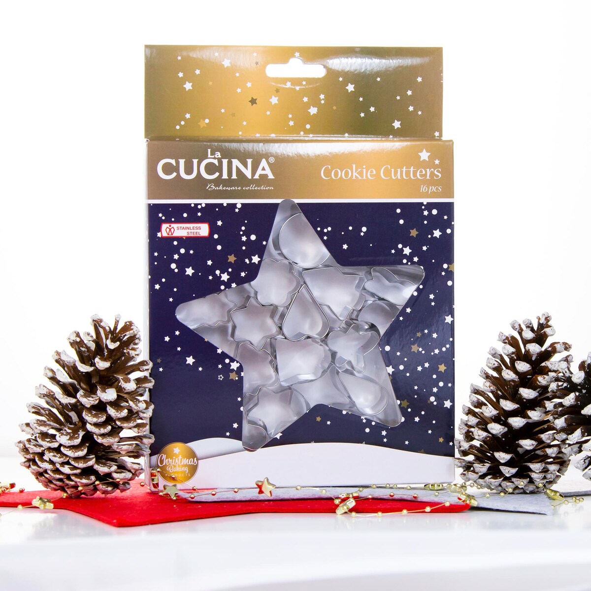 Foremki Do Pierników Wykrawacze Do Ciastek Metalowe 16 Sztuk