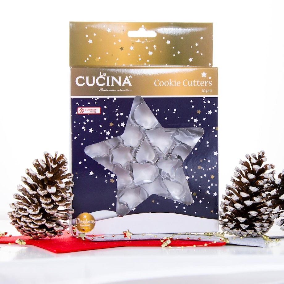 Foremki Do Pierników Wykrawacze Do Ciastek Metalowe 16 Sztuk