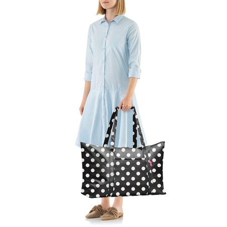 Torba MINI MAXI TRAVELBAG, dots white