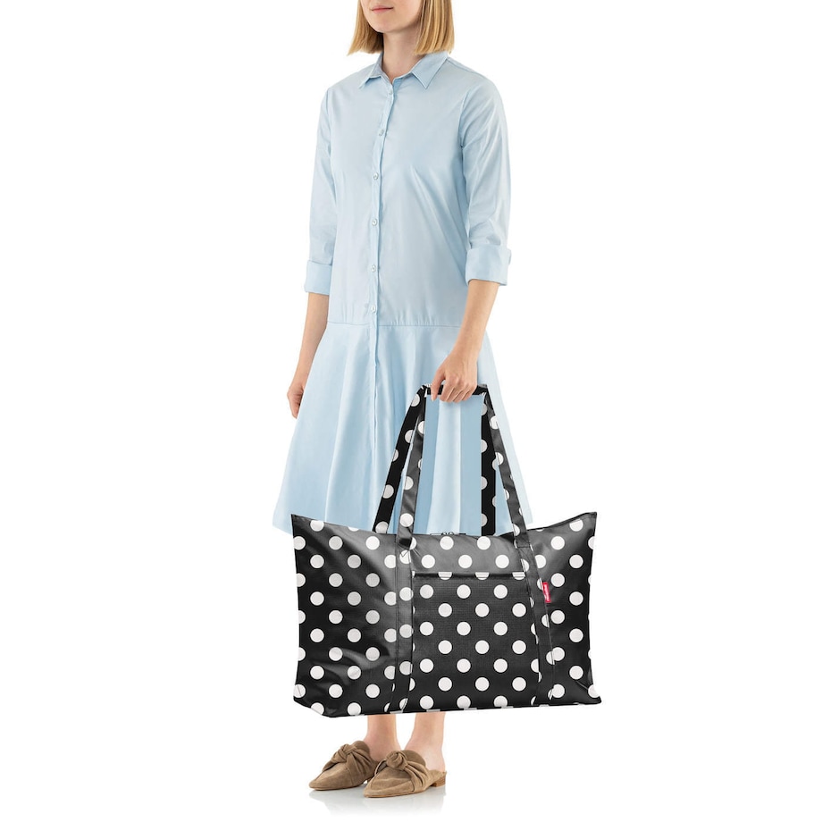 Torba MINI MAXI TRAVELBAG, dots white