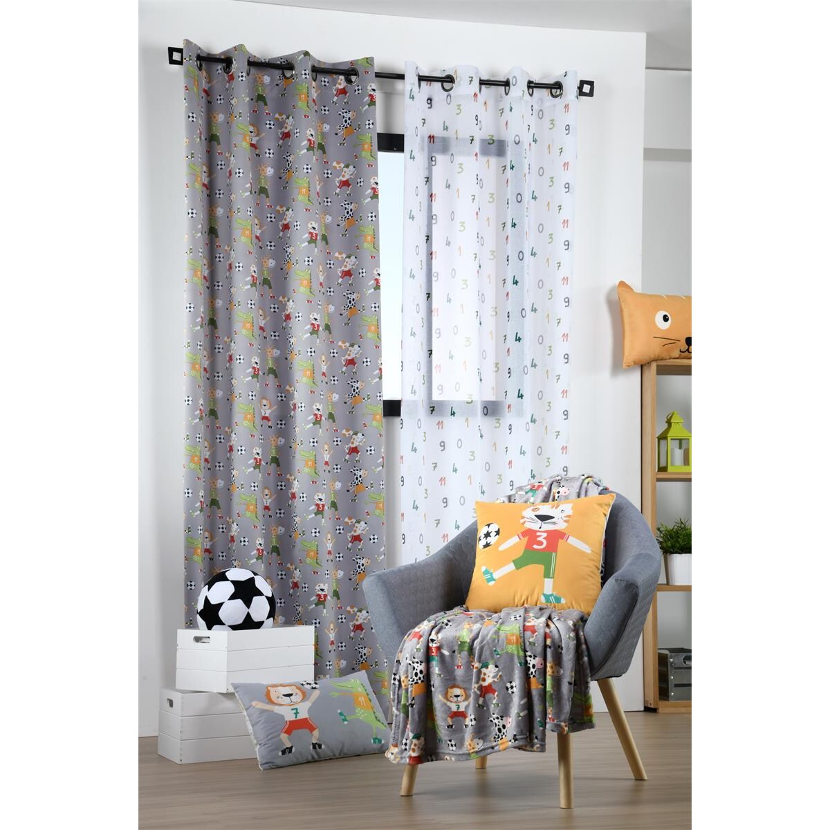 Koc dla dziecka MARACANA piłka nożna, 130 x 160 cm