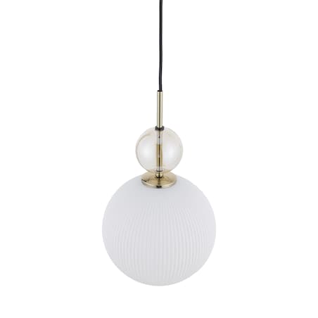 Lampa Wisząca Tk Lighting Sophia Big E27 Biały Klosz Koniakowa Kulka