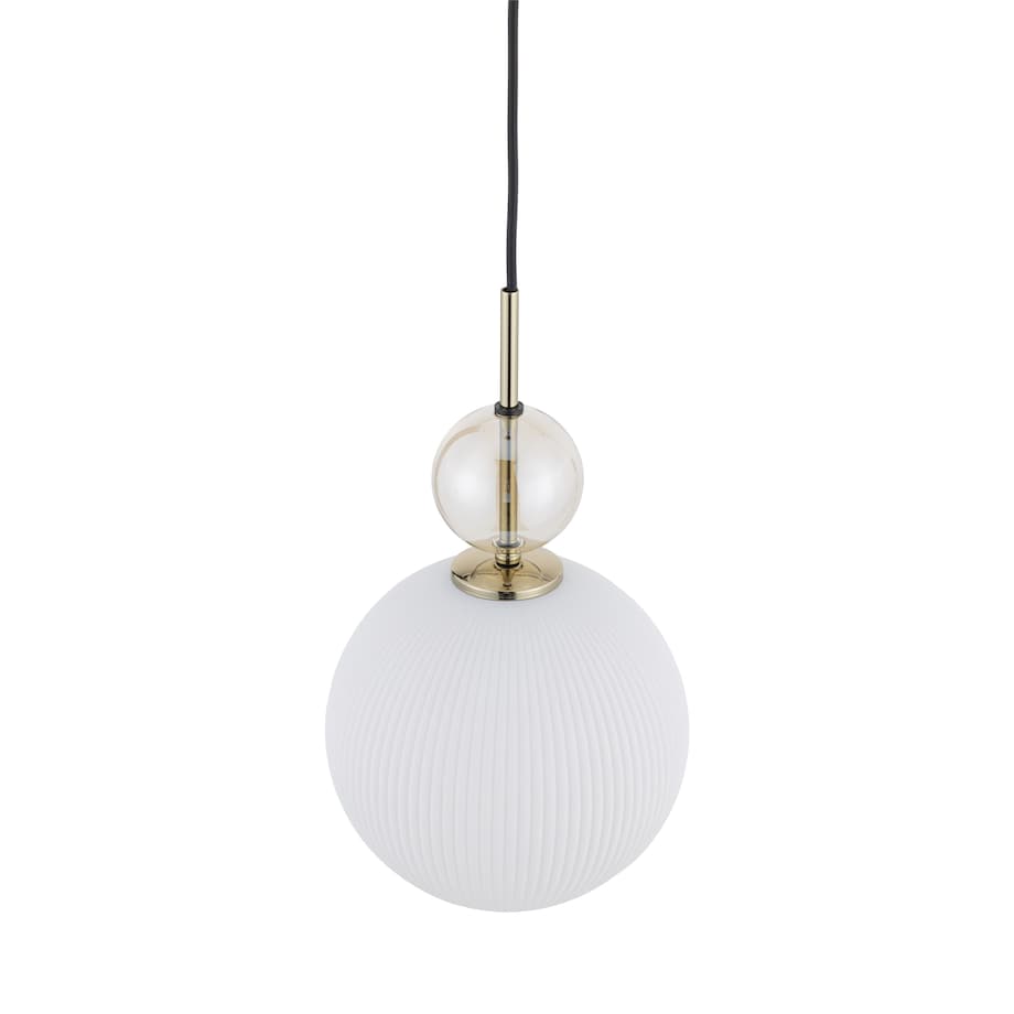 Lampa Wisząca Tk Lighting Sophia Big E27 Biały Klosz Koniakowa Kulka