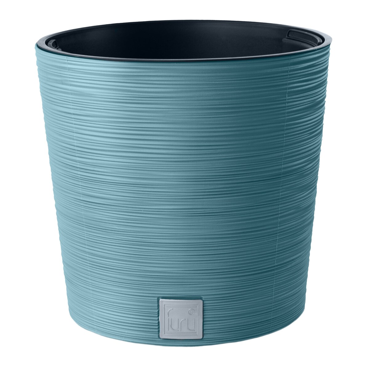 Doniczka Donica Ogrodowa 25 Cm Okrągła Na Taras Do Ogrodu Domu Niebieska