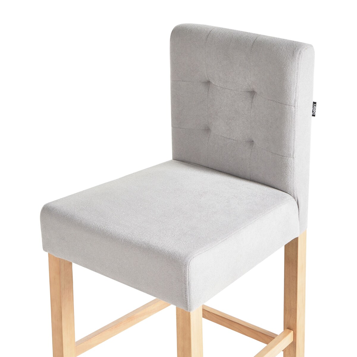 Zestaw 2 krzeseł barowych MADISON Szary