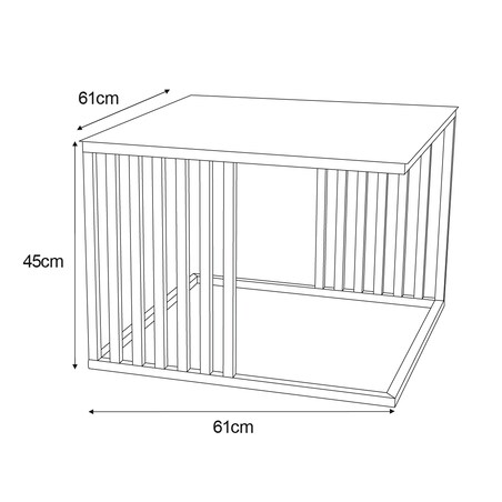 Meble dekoracyjne KS-18 STOLIK z serii KAJA HOME