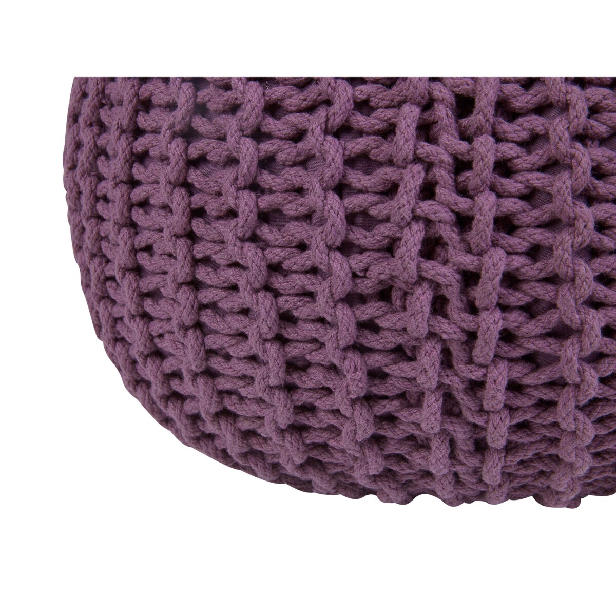 Puf 50 x 35 cm fioletowy CONRAD