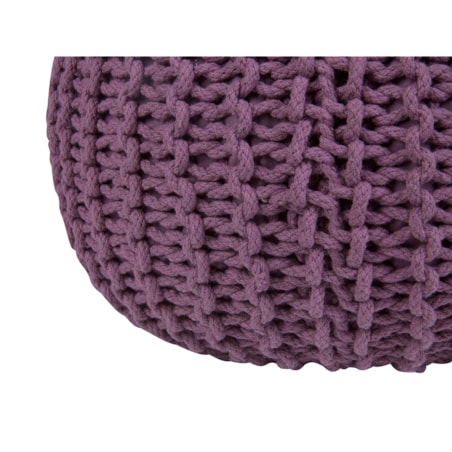 Puf 50 x 35 cm fioletowy CONRAD
