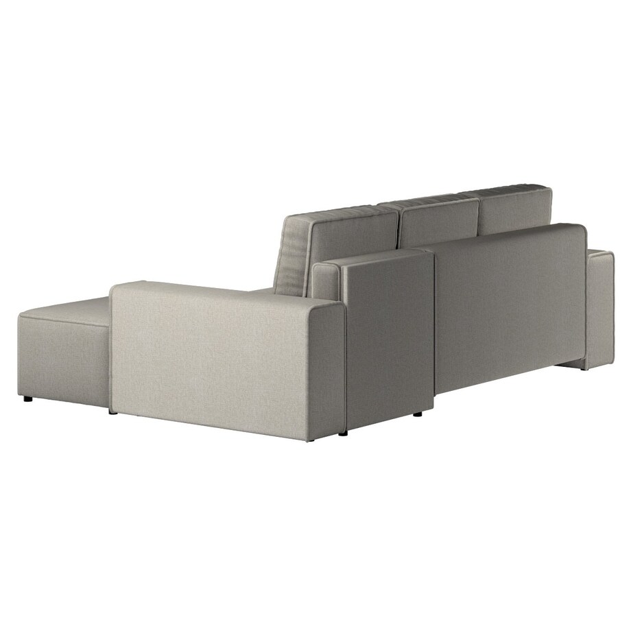 Narożnik rozkładany Oscar, beżowy szenil, 255 x 170 x 95 cm, Tkaniny tapicerskie - sofy