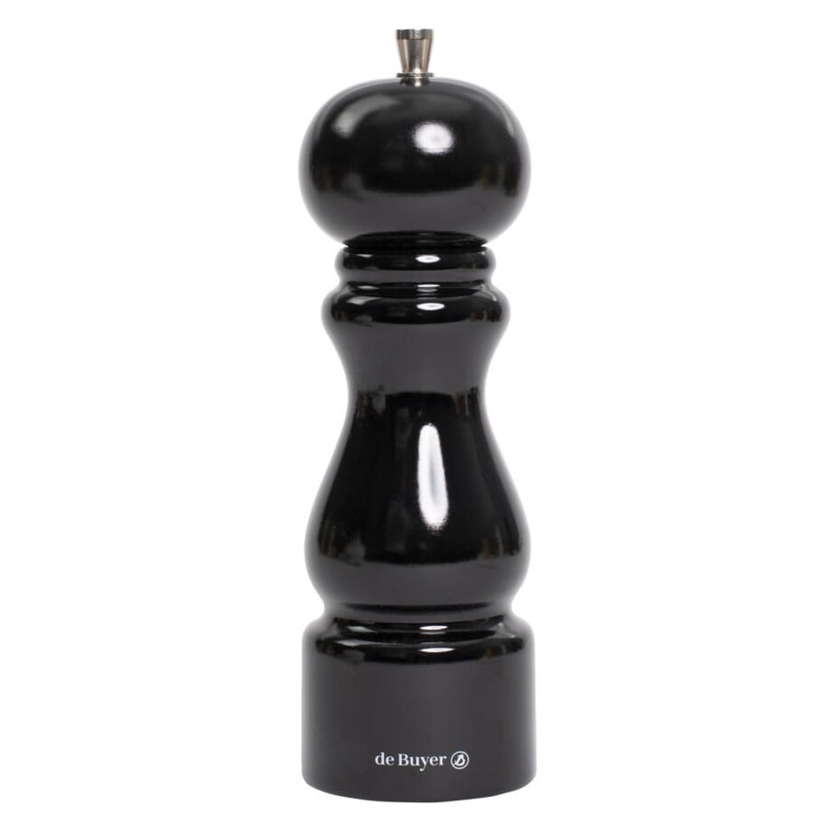 De Buyer RUMBA Młynek do soli 20 cm czarny lakierowany
