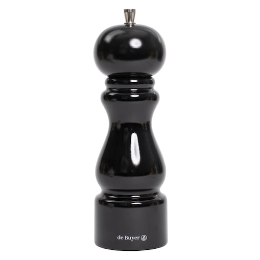 De Buyer RUMBA Młynek do soli 20 cm czarny lakierowany