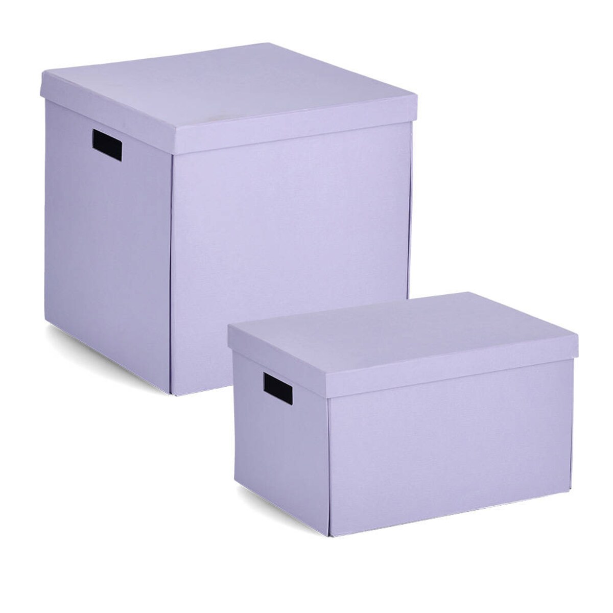 Pojemnik do przechowywania z pokrywką, karton z recyklingu, 25 x 35 x 20 cm