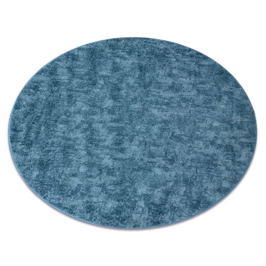 DYWAN koło POZZOLANA niebieski koło 133 cm